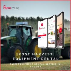 Farm equipment rental made easy. Rent or buy used and New Equipment hassle-free with Farmease. Rent Equipment near you for a few days or few hours. Choose from John Deere, Kubota and Case IH Tractors, Harvesters, Tillage Equipment, Cutters, Landscaping Equipment, Planters, Seeders, Discs, Trailers and more. List your farm machine online, visit the website to know more.  https://www.farmease.app/