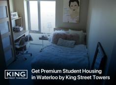 King Street Towers offers premium student housing near Wilfrid Laurier University and University of Waterloo. Our suites are designed & built with your needs in mind.