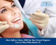 Looking for an experienced dental hygienist in West Palm Beach, FL? Visit the dental clinic of Jeffrey Cohen, DMD. We have a team of dental hygienists to help maintain your oral health for life. 