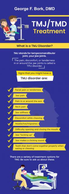 Suffering from headache, jaw pain or stiffness? Get the most effective TMJ/TMD treatment from Dr George Bork. Get in touch today and let us enhance your quality of life by relieving your pain. 