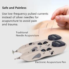 Pain Relief Skin Beauty Tens Therapy Meridian Acupuncture Pen