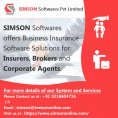 SIMSON Softwares Pvt. Limited offers business insurance software solutions for insurers, brokers and corporate agents.