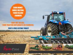 Earn money while helping your fellow farmers.
Rent out or sell your Tractor Implements on Farmease.
Post a free listing today!

Download the app now or Visit www.farmease.app

#####