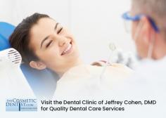 When it comes to quality dental care services in West Palm Beach FL, Jeffrey Cohen, DMD is second to none. Some of our specialties include intra-oral camera, root canal treatment, and TMJ/TMD treatment, and more. 