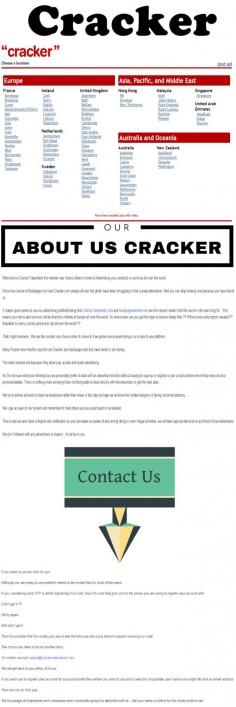 At Cracker classifieds is to make it easy for the users to buy and sell on our website So that they can get their required stuff effortlessly. We always try to keep updating our site with the new features.