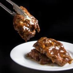 Make this kids-friendly Pressure Cooker Pork Chops in HK Onion Sauce Recipe 港式洋葱豬扒. Tender & moist pork loin chops soaked with thick & rich ...