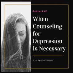Depression is not just an emotional state but it is a state affecting mind and body together influencing your social life and professional life. A negative situation or a build of negative sentiments or stress could lead to depression and sometimes it is more to do with the biological state, not having control of the level of substances in their brain that is adding to the depressive symptoms. Know when counseling for depression becomes necessary for a person who is in depression. 

https://www.betterlyf.com/articles/depression/when-counseling-for-depression-is-necessary/
