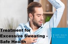 Safe Health dermatologists are widely recognized as leaders in diagnosing and treating patients with hyperhidrosis, or excessive sweating. Hyperhidrosis is a rare condition that causes excessive sweating on the hands, feet, armpits, face and genital area, or all over the entire body. For more information, visit our website. 