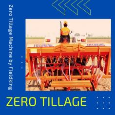 Fieldking no-till farm machine can save vital money in labour and fuel, simply by cutting the added step of plowing every year. Fieldking zero till consists of a seed-box, fertilizer box, seed and fertilizer metering mechanisms, seed tubes, furrow openers, seed and fertilizer rate adjusting lever and transport cum power transmitting wheels. Know more about the fieldking zero tillage machine here