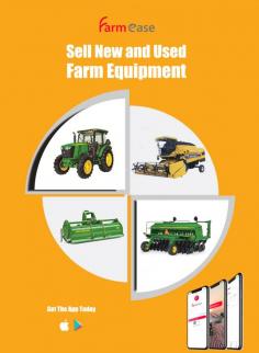 Farmease Farm equipment buy and sell Marketplace offers a simple and easy to use platform, Farm equipment owners can put out their old or new farm implements for sell or rent. Learn more about how accessing farm equipment made easy with Farmease, Click on the link. 

https://www.farmease.app/
