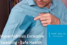 Sweating is an important way for the body to lose heat by evaporation and to control temperature. If excessive sweating interferes with your life, the practitioners at Safe Health Dermatology can help find an effective treatment for you. Browse our website for more information.