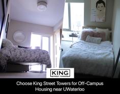 King Street Towers offers comfortable, affordable, and convenient off-campus student housing near UWaterloo. Our student apartments are fully furnished and include top-class amenities.