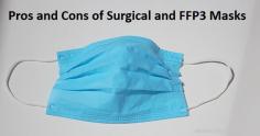 Find out the differences between surgical and FFP3 masks. Uses, Pros and Cons of Surgical and FFP3 masks for the general public and healthcare professionals.
