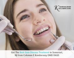 Get a range of non-surgical gum disease treatment in Somerset, NJ from the dentist, Coloman E Kondorossy DMD, and the skilled dental team. Here, we offer our patients a potent weapon known as Arestin that helps in fighting gum disease and bringing your smile back to health. To know more, contact us today! 