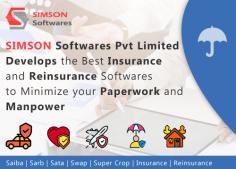 Are you looking for the best insurance and reinsurance broking management softwares for your agency, don't need to go further. Simson Softwares Pvt. Limited develops the best insurance and reinsurance software to minimize your paperwork and manpower. We designed software according to customer needs & bring value with the help of our software for your business.