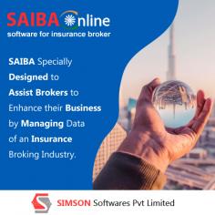 SAIBA specially designed to assist brokers to enhance their business by managing data of an insurance broking industry that helps to reduce the difficulties of work and improves overall efficiency.
