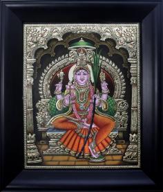 Get Tanjore Painting on Board - Goddess Rajarajeshvari By Exotic India Art

Framed elaborately, this Tanjore painting is made on a canvas and characterized by flat and vivid colors. Rajarajeshwari or Tripura Sundari is one of the most powerful forms of goddess Shakti and consort of Sadashiva. She is the most beautiful in the three worlds as she sits in her lalitasana posture on this richly carved multilayered lotus throne with magnificent prabhavali- a fine arch that forms a huge halo at her back and a parasol at the top enhancing her divine and beauteous aspects.

Visit for Product: https://www.exoticindiaart.com/product/paintings/goddess-rajarajeshvari-framed-PT74/

Goddess: https://www.exoticindiaart.com/paintings/Hindu/goddess/

Hindu: https://www.exoticindiaart.com/paintings/Hindu/

Paintings: https://www.exoticindiaart.com/paintings/
