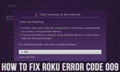 Roku is among the most popular server device, that provides no-stop streaming entertainment.While you are trying to set up the Roku, make sure that your Roku is connected to the internet.The Roku 009 Error occurs when your Roku device is connected to the router, but not able to connect to the internet.