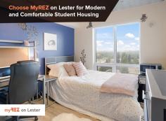  My REZ on Lester is a fresh and modern housing solution for the students of Waterloo and Wilfrid Laurier University. We also offer different types of suites that will surely suit your requirements. Book a tour! 
