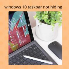 How Windows 10 Taskbar not Hiding On Computer
Laptop and computer technology day by day becoming high-level, which in the computer window mostly enhancing. So any time we lift to the benefits of intelligence to the technology and sometimes we face the problem such as Windows 10 taskbar not hiding. Still, whereas some people not able to determine the solution steps, but if you are suffering from this kind of error, you can get assistance from the Digi knowlogy experts. Here, we not only provide a solution, guide to you better uses of the system and technology features.https://digiknowlogy.com/blog/windows-10-taskbar-not-hiding/

