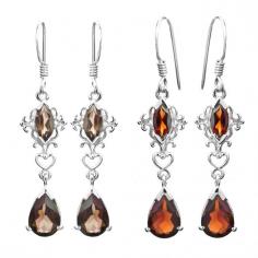 Get Sterling Silver Earrings with Faceted Gems

This jewelry is the perfect gift for a loved one, or even yourself! Suitable across all ages, its minimalistic qualities allows it to be the best match for outfits of any style. This elegant pair of earrings are available in two different gemstones, namely garnet and smoky quartz. Garnet is known for improving blood circulation, whereas smoky quartz dispels fear, anxiety and depression. The main frame of the earrings is made of lasting sterling silver.

Visit for Product: https://www.exoticindiaart.com/product/jewelry/sterling-silver-earrings-with-faceted-gems-LAC03/

Sterling Silver: https://www.exoticindiaart.com/jewelry/sterlingsilver/Stone/

Jewelry: https://www.exoticindiaart.com/jewelry/

#jewelry #sterlingsilver #indianjewelry #fashion #womenswear #earrings