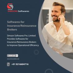 Simson Softwares Pvt. Limited provides softwares for insurance/reinsurance brokers to improve operational efficiency. We designed insurance broking software according to customer needs and helpful for your agency or brokerage. Learn more about insurance broking software systems, visit our website.