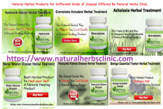 Welcome to the world of Natural Herbs Clinic where you can find a range of Natural Herbal Products for almost every ailment vacillating from mild or chronic.