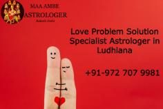Rakesh Joshi is the Famous Love Problem Solution Specialist Astrologer in Ludhiana. Just Whats-app:+919727079981 and solve your love problem in 48 hours.