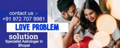Rakesh Joshi is the famous Love Problem Solution Specialist Astrologer in Bhopal. Just Whats-app:+919727079981 and solve your love problem in 48 hours.