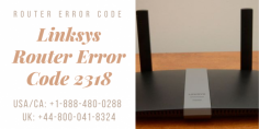 If you are looking for immediate help to resolve Linksys Router Error Code 2318, then don't worry; visit the website Router Error Code. To know more about us, just dial our toll-free numbers at USA/CA: +1-888-480-0288 and UK/London: +44-800-041-8324. Our experts are available 24*7 hours for you. Our experts can help to fix your issues. Read more:- https://bit.ly/3ogX9lW