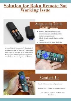 Are you facing problems with your Roku stick? Getting frustrated with your Roku Remote not working issue? Don’t get panic. Talk to our experts that can help you to solve your Roku related issues instantly. Just grab your phone and dial Roku helpline number for instant solution or you can chat with our experts or technicians.  

https://linkactivationroku.com/roku-com-link-to-solve-the-error-of-roku-remote-not-working-roku-tv/