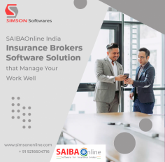 SAIBAOnline India is an insurance broking software that makes their work easier for the insurance broking industry. Simson Softwares is a reliable company in India that designs the awarding software of customers' need. You can feel free to contact us for more information about insurance brokers software.