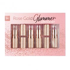Rose Gold Glimmer Lipstick Set