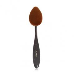 alt: essential precision foundation brush with custom teardrop shape