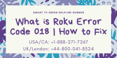 Can’t you still find the solution on how to resolve Roku Error Code 018? Well, don’t you worry our experts are able to help you out? Our experts are available 24*7 hour. Just dial Smart TV Error toll-free helpline numbers at USA/CA: +1-888-271-7267 and UK/London: +44-800-041-8324. Read more:- https://bit.ly/3nxBODS