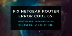 Do you want the best guide to fix Netgear Router Error 651? Don’t worry: Get in touch with our experienced experts who are available 24*7 hours to resolve the issue instantly. Just dial Router Error Code toll-free helpline number at USA/CA: +1-888-480-0288 and UK/London: +44-800-041-8324. Read more:- https://bit.ly/3hPTfyd