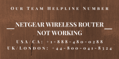Do you want the complete guide to fix Netgear Wireless Router Not Working? Need any help: sit relax and get in touch with our experienced experts are available 24*7 hours to resolve the issue instantly and fix it easily. Just dial Router Error Code toll-free helpline number at USA/CA: +1-888-480-0288 and UK/London: +44-800-041-8324. Read more:- https://bit.ly/2Y5Ji6V