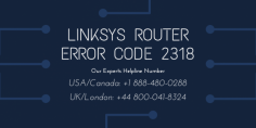 Do you want the best guide to resolve Linksys Router Error 2318? Don’t worry: Get in touch with our experienced experts who are available 24*7 hours to resolve the issue instantly. Just dial Router Error Code toll-free helpline number at USA/CA: +1-888-480-0288 and UK/London: +44-800-041-8324. Read more:- https://bit.ly/3ibYmJd