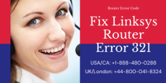 Do you want the best guide to fix Linksys Router Error 321? Don’t worry: Get in touch with our experienced experts who are available 24*7 hours to resolve the issue instantly. Just dial Router Error Code toll-free helpline number at USA/CA: +1-888-480-0288 and UK/London: +44-800-041-8324. Read more:- https://bit.ly/2X0P5dc