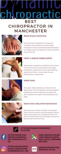 Are you looking for best Chiropractor clinic services in Manchester? Dynamic Chiropractic Clinic in Manchester provides podiatry and chiropody treatments.We Are an Award Winning Manchester based Chiropractic clinic. To know about our more services visit us at https://dynamicchiropractic.co.uk/ 
