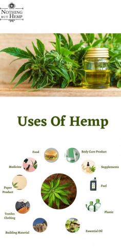 Are you aware that Hemp seeds are the most popular application of Hemp? It is an excellent crop for farmers because it requires far fewer resources to grow than traditional crops, replenishes. Hemp uses various commercial and industrial products, including rope, textiles, clothing, shoes and many other products. To know more on this information, kindly check out the Infographic.
https://www.nothingbuthemp.net/
