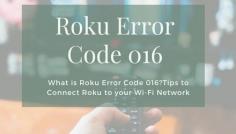 Getting errors while using your Roku player is a common thing. First, let’s understand the prime reason; as to why you have got Roku error code 016 on your screen. The error occurs when you try to connect your Roku to the online world through the internet, but your Roku loses its connection to the network and denies connection to the internet. Need Help to solve Problem Call us-+1-888-271-7267