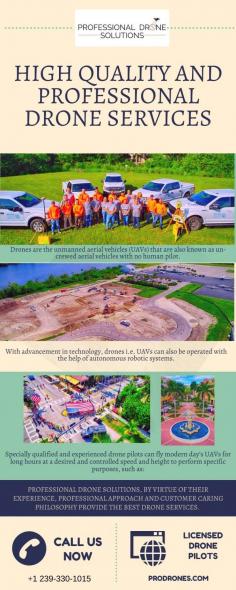 Professional Drone Solutions covers a large area of service geographically.Get more details and information about Professional Drone Solutions LLC Services please visit at https://prodrones.com/    