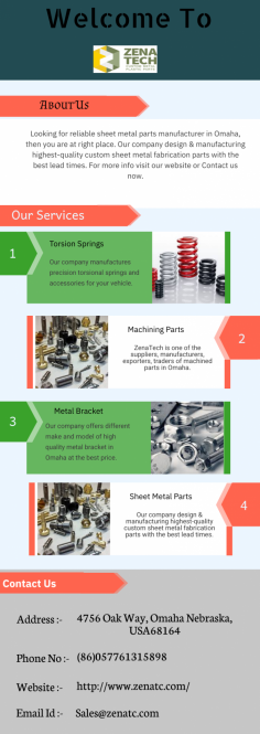 Searching for Top Compression Springs in Omaha

ZenaTech is the leading compression spring manufacturer and supplying in Omaha. We provide  a wide range of styles and sizes compression spring. For more info visit our website or Contact us now.


http://www.zenatc.com/compression-springs/
