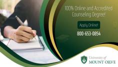 Master of Science in Counseling:  Clinical Mental Health Online Degree


Are you looking for the best university to earn your counseling degree online? University of Mount Olive is the right place for you! We offer The Master of Science in Counseling: Clinical Mental Health program in a 100% online format that prepares graduates with the knowledge, skills, and attitudes necessary to be successful in a variety of counseling related settings including marriage and family and substance use and addictions. Contact us today at 1-844-UMO-GOAL!
