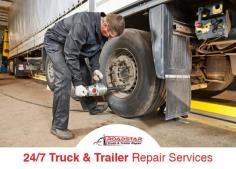 Looking for one of the most suitable 24/7 Mobile Truck and Trailer Repair Services in Brampton then Roadstar truck and trailer repair is one of the suitable option for you. We are a reliable resource for the trucking industry that relies on the fastest and most reliable repair system, allowing drivers to get back on the road with the least time. Our services include major engines repairs, radiator repair, clutch repair, heating and cooling services, electrical repairs and heavy duty services. For further details visit us now. 