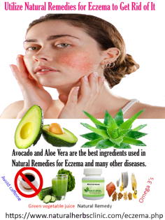 Avocado and Aloe Vera are the best ingredients used in Natural Remedies for Eczema and many other diseases.
