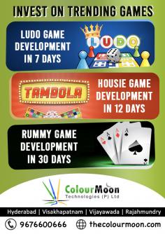 Top-notch Games Development Company in Hyderabad with a large team of expert Game Developers. Get highly professional & creative best gaming solutions from Colourmoon Technologies Hyderabad.