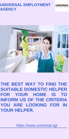 Filipino housekeepers are well known for their high level of professionalism. Therefore they usually have a good track record. Also, many of the foreign domestic staff that we place in housekeeping positions in Singapore. For more information visit our official website.