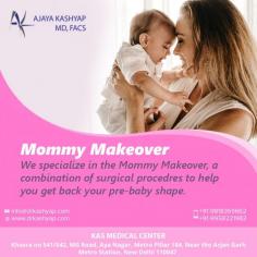 Mommy Makeover surgery is a name given to a variety of cosmetic surgeries that can be done to tighten, firm, and rejuvenate parts of the body that change as a result of pregnancy and childbirth. Tummy tuck, breast augmentation, liposuction, arm, buttock or thigh lift, and vaginal rejuvenation are all popular elements of a mommy makeover, but the results are customisable to your wants and needs.

Take Video Consultation with our doctor from the comfort of your home. To book an appointment for Video Consultation Call or Whatsapp: +91-9958221983

Schedule a consultation by:
Dr. Ajaya Kashyap
Call or Whatsapp: +91-9958221983
Email: info@drkashyap.com
Web: www.drkashyap.com
Location: Aya Nagar, New Delhi, India

#mommymakeover #plasticsurgery #transformation #Mommy #liposuction #tummytuck #breastsurgery #beforeandafter
